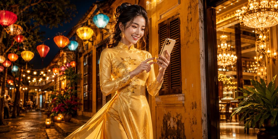 Giao diện slot game ms88 với phong cách Hội An truyền thống trên điện thoại
